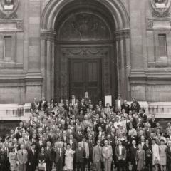First meeting of the International Academy of the History of Science