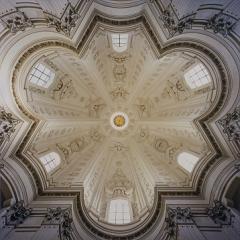 Image: David Stephenson (USA, Australia, 1955–) 20106 Sant'Ivo alla Sapienza, Rome, Italy, 1642–1650, Francesco Borromini 1997, printed 2016 from the series “Domes” pigment print, edition 2/5 101.5 x 101.5 cm Collection of The University of Queensland, purchased 2016. Reproduced courtesy of the artist and Bett Gallery, Hobart.
